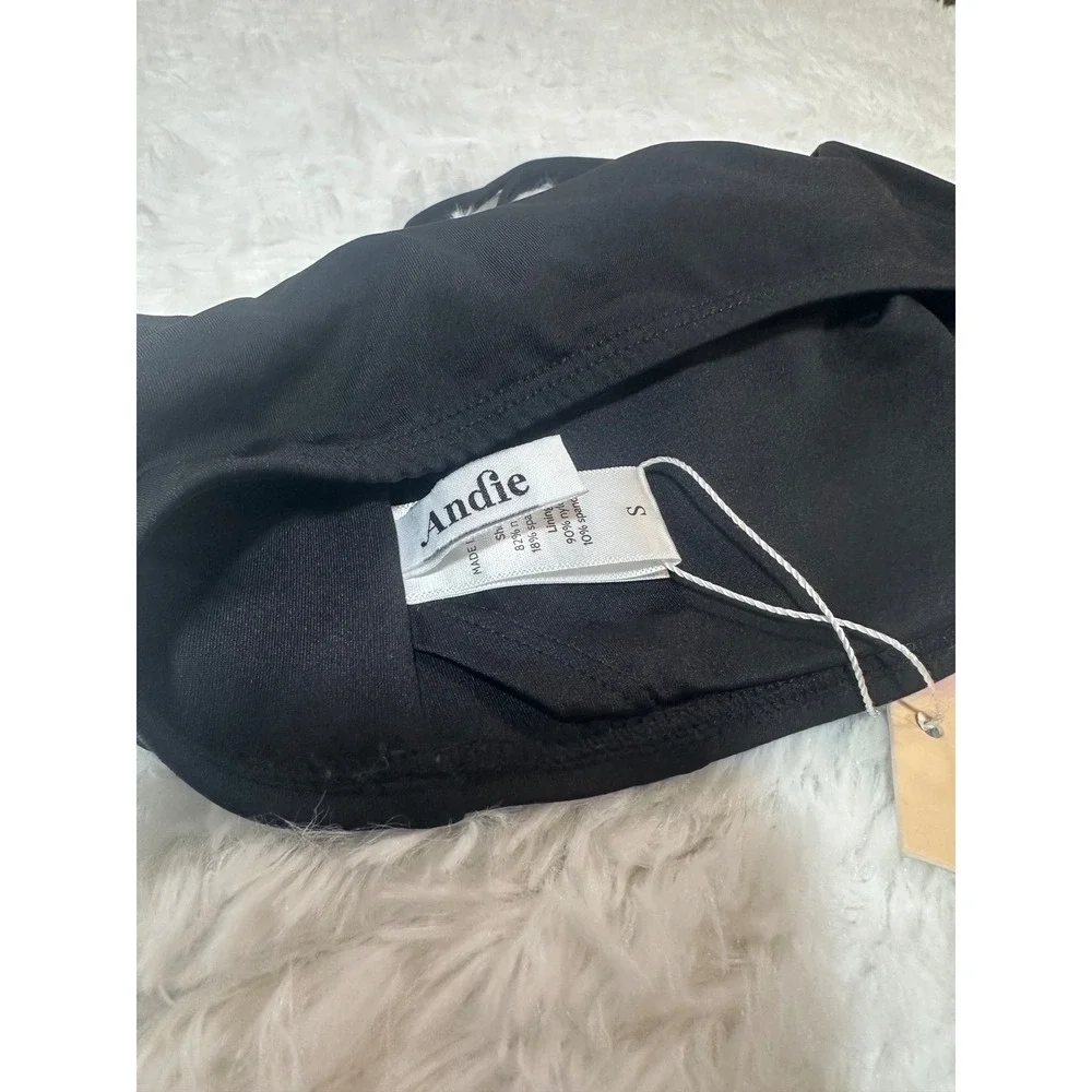 Andie The‎ Rio Top Bandeau Bikini Swimsuit Top Black Size Small